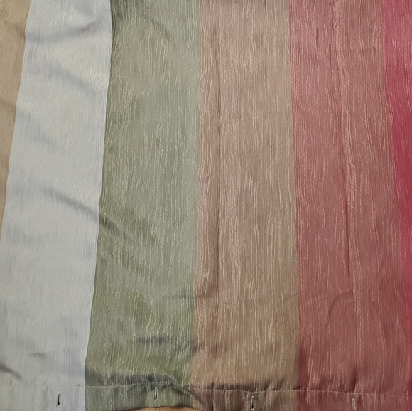 EARTH TONE GRAIN GOLDEN SHIMMER SHOWER CURTAIN - Picture 5 of 8